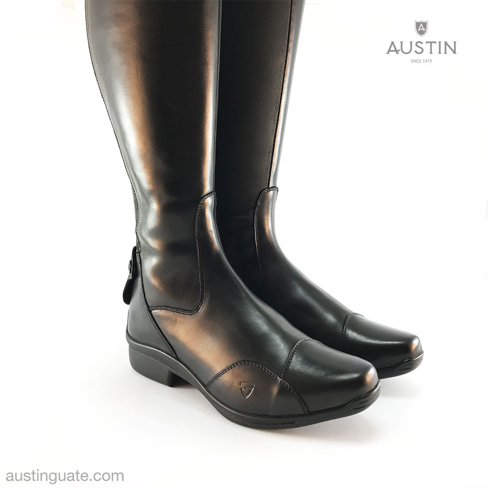 Hípica Botas Doma Botas Equitación Doma Vaquera Adulto Lazo Y